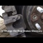 How to wind back the EPB, electronic parking brake, to change rear brake pads